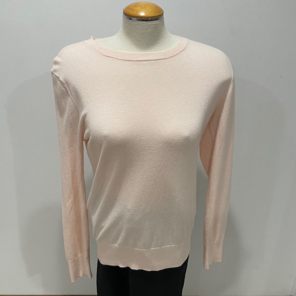 Banana Republic Pink Pima Cotton Cashmere Sweater